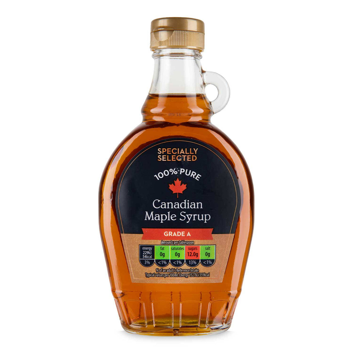 Maple syrup for pancakes, baking and desserts (British brand)