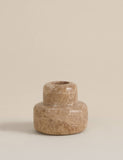 Marble hybrid candle holder with taper and tealight - British product