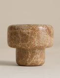 Marble hybrid candle holder with taper and tealight - British product