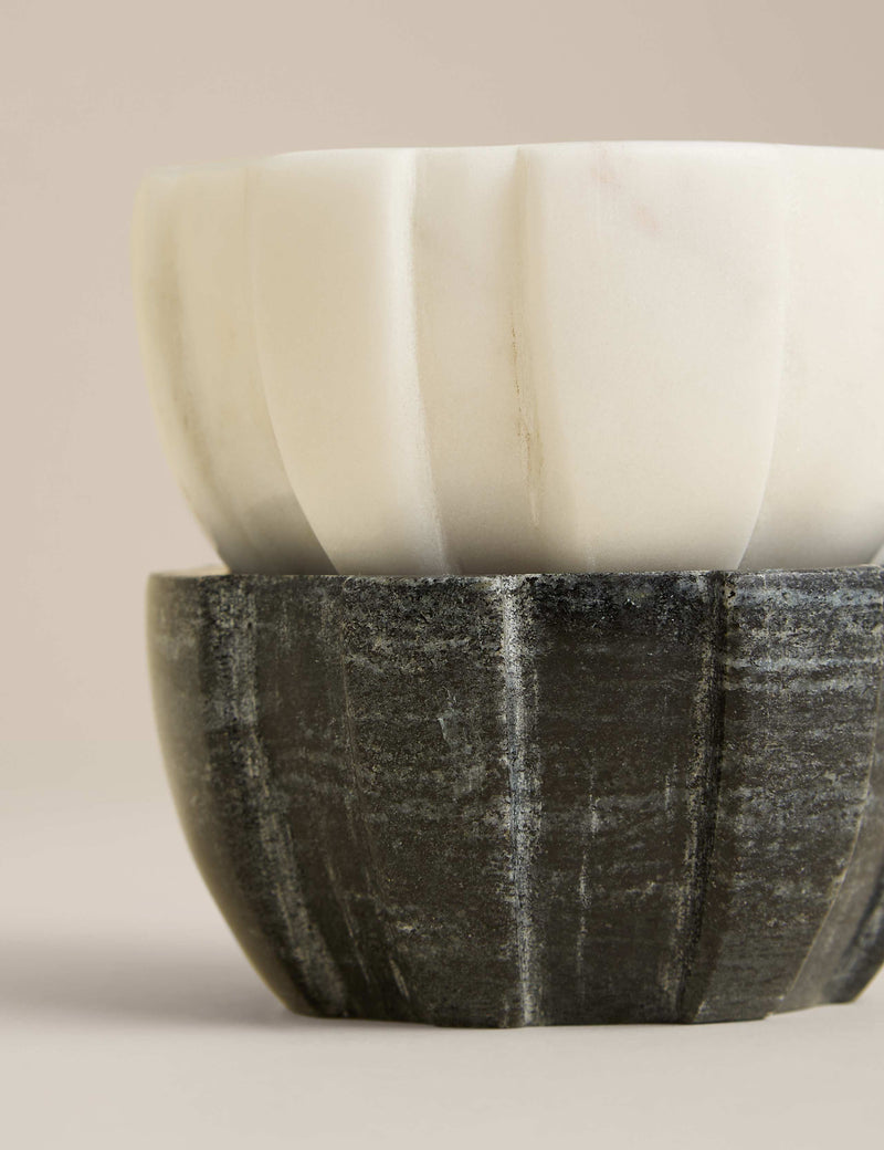 M&S marble pinch pots and tray set, imported from the UK