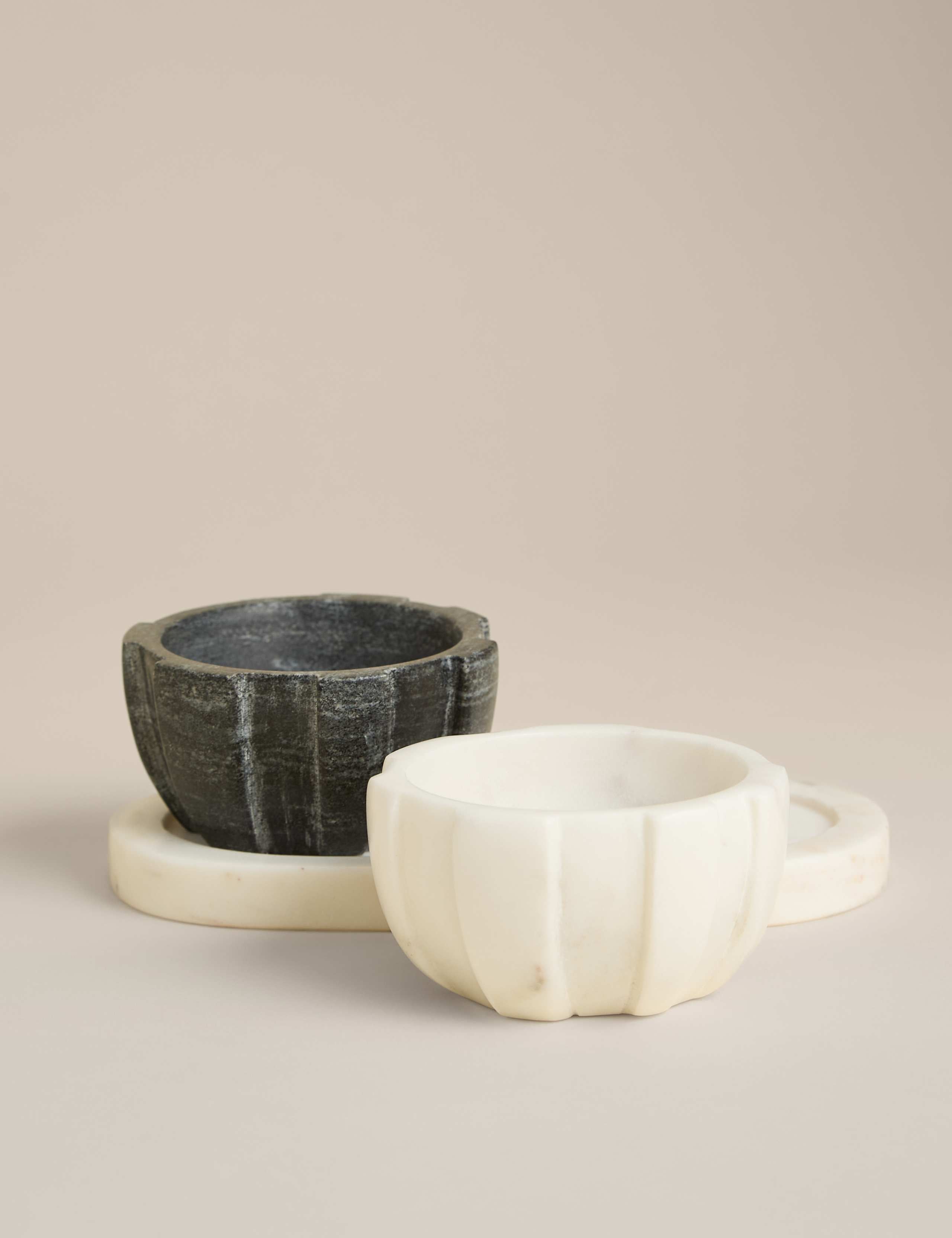 M&S marble pinch pots and tray set, imported from the UK
