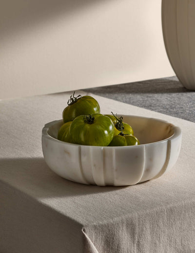 M&S M&S X Kelly Hoppen Marble Textured Serving Bowl- Buy online at McGrocer