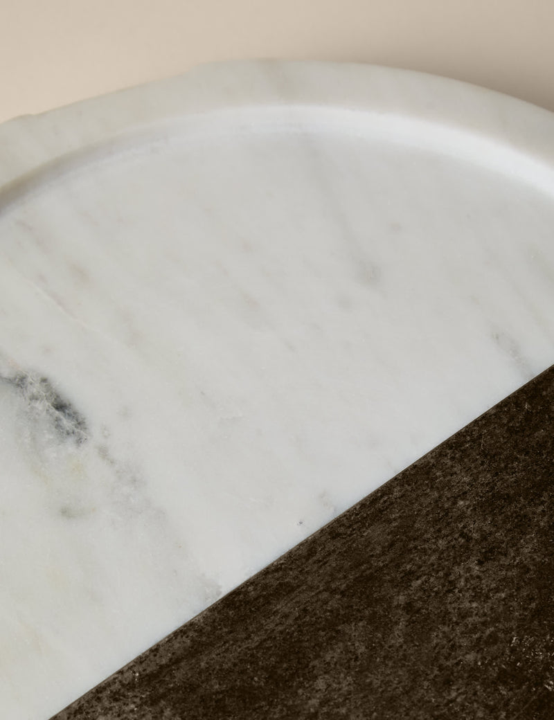 M&S X Kelly Hoppen marble textured tray 25cm, imported from the UK