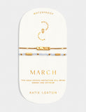 Katie Loxton March Birthstone Bracelet - British product