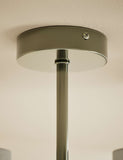 Marlowe metal flush ceiling light four-arm design - British product