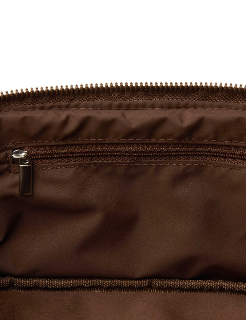 The Flat Lay Co makeup box bag Espresso, imported from the UK