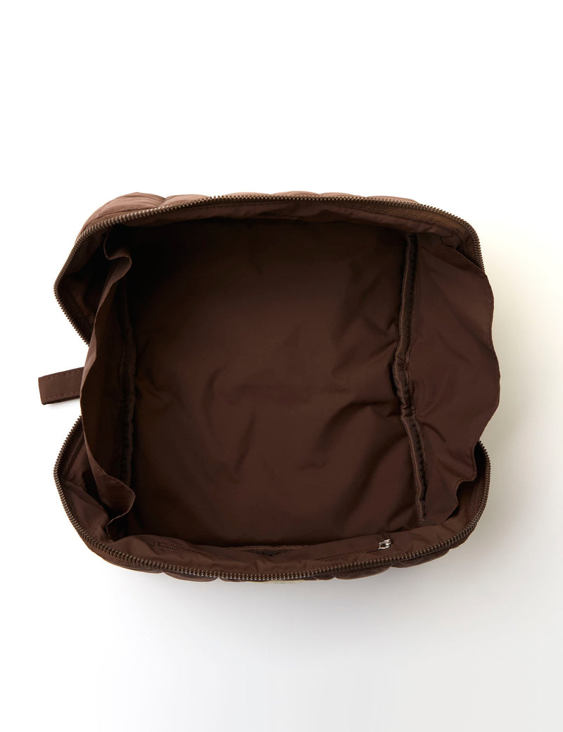 The Flat Lay Co makeup box bag Espresso, imported from the UK