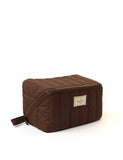 The Flat Lay Co makeup box bag Espresso, imported from the UK