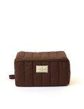 The Flat Lay Co makeup box bag Espresso, imported from the UK