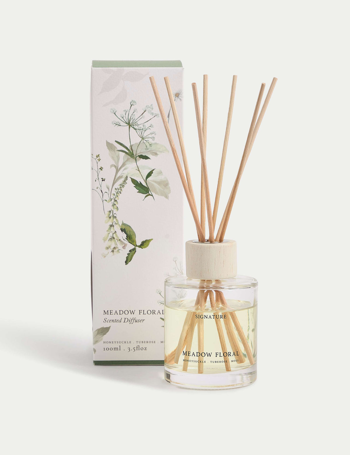 Meadow Floral reed diffuser 100ml, imported from the UK