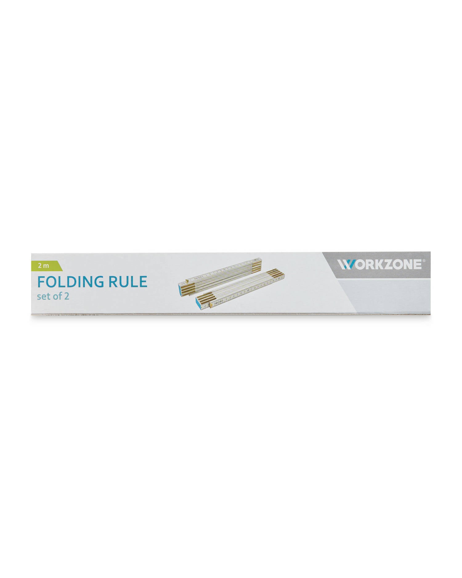 Folding ruler 2m set of 2 measuring tools, UK version