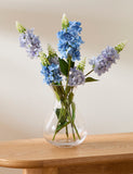 Medium bouquet glass vase, imported from the UK