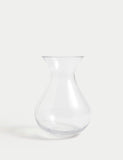 Medium bouquet glass vase, imported from the UK