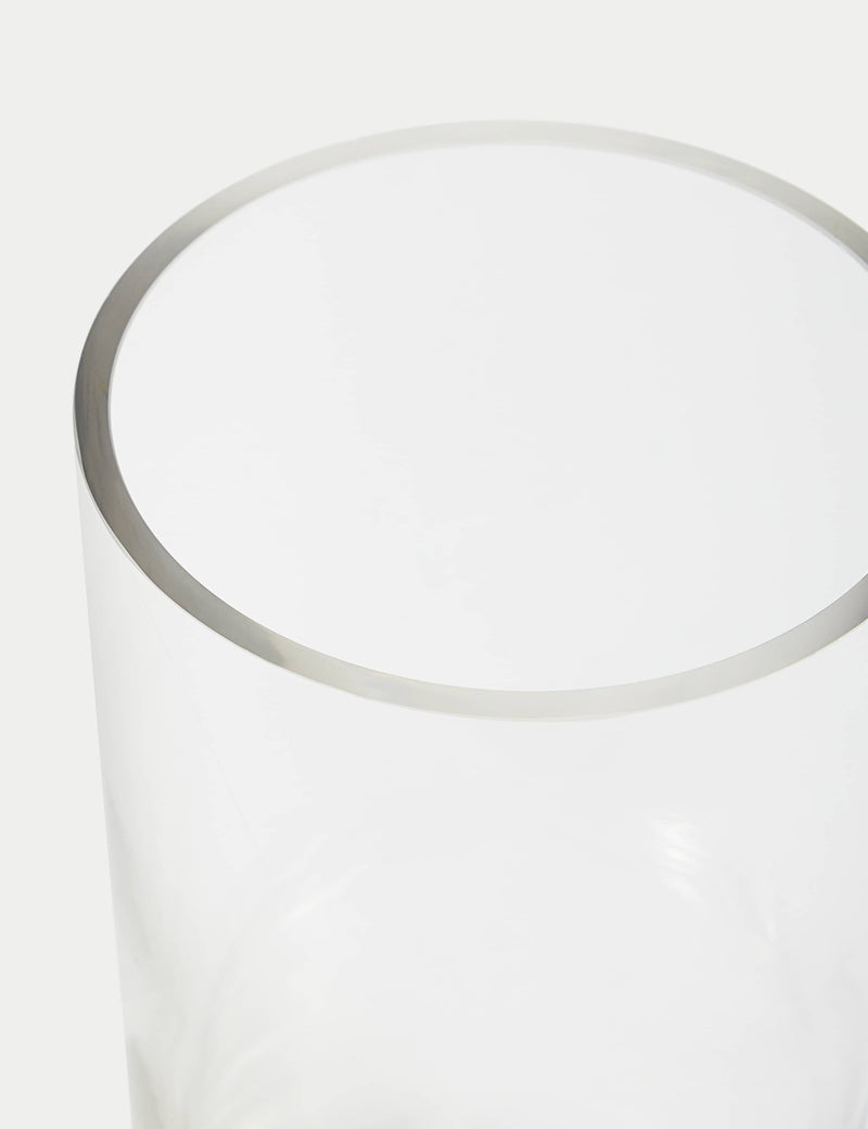 Medium cylinder glass vase, imported from the UK
