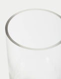 Medium cylinder glass vase, imported from the UK