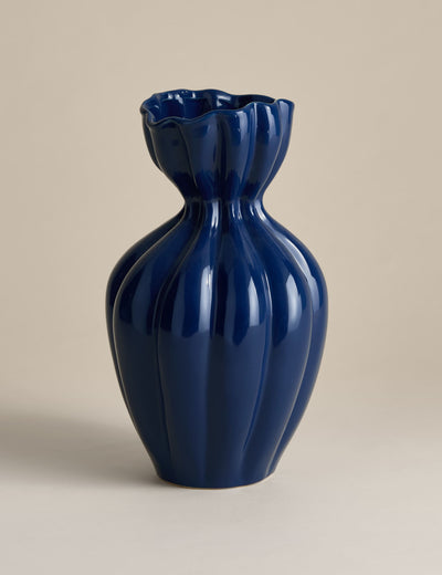 Vase moyen à col évasé en céramique