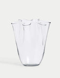 Glass handkerchief vase medium - British product