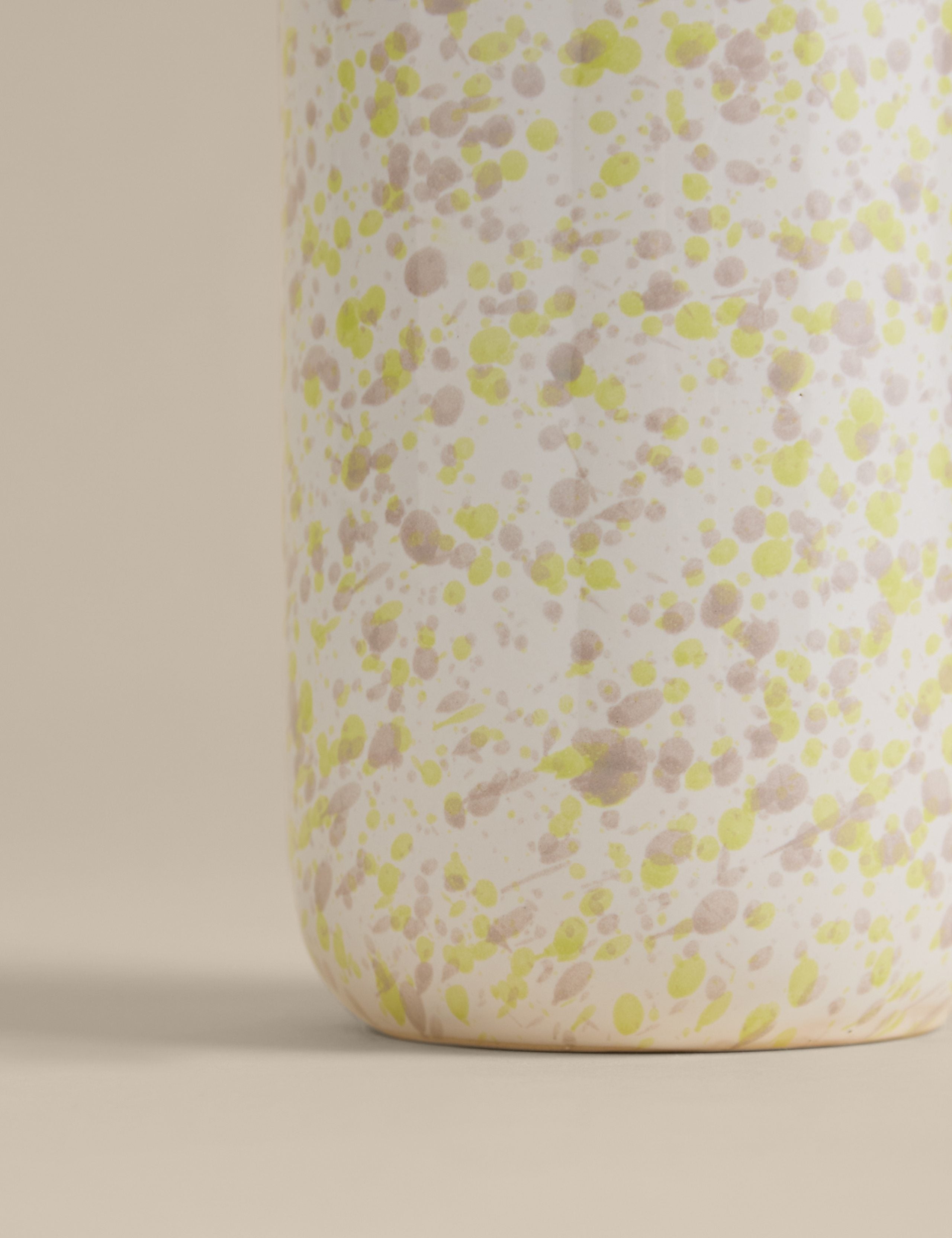 Ceramic splatter vase medium 25.5cm, UK version