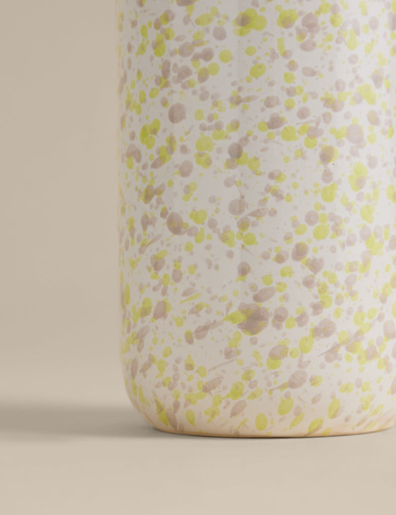 Ceramic splatter vase medium 25.5cm, UK version