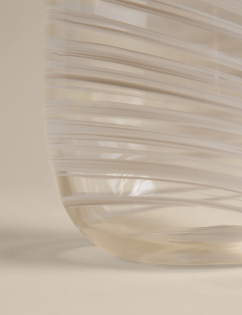 Medium swirl glass vase 22cm , imported from the UK