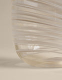 Medium swirl glass vase 22cm , imported from the UK
