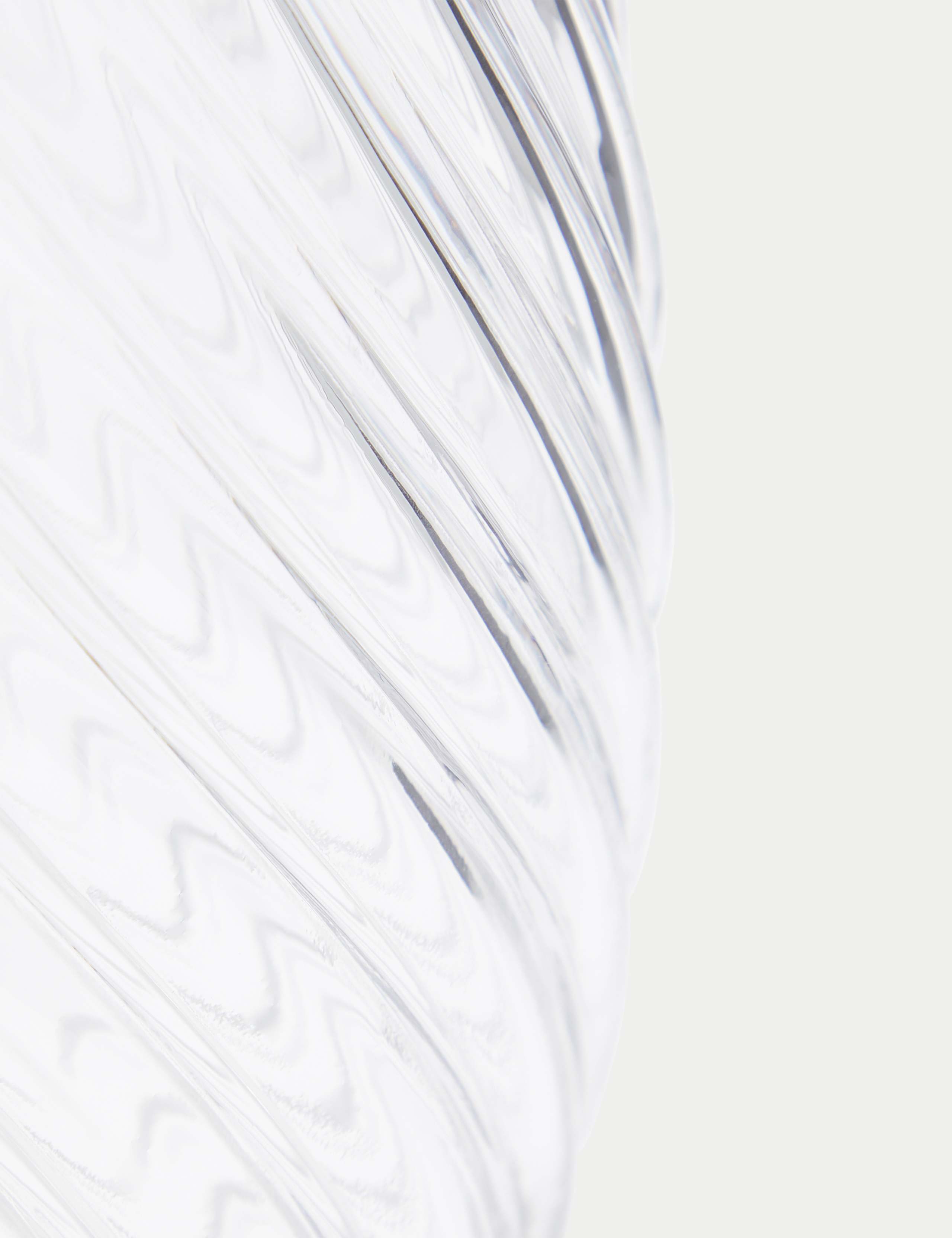 Medium textured teardrop glass vase, imported from the UK