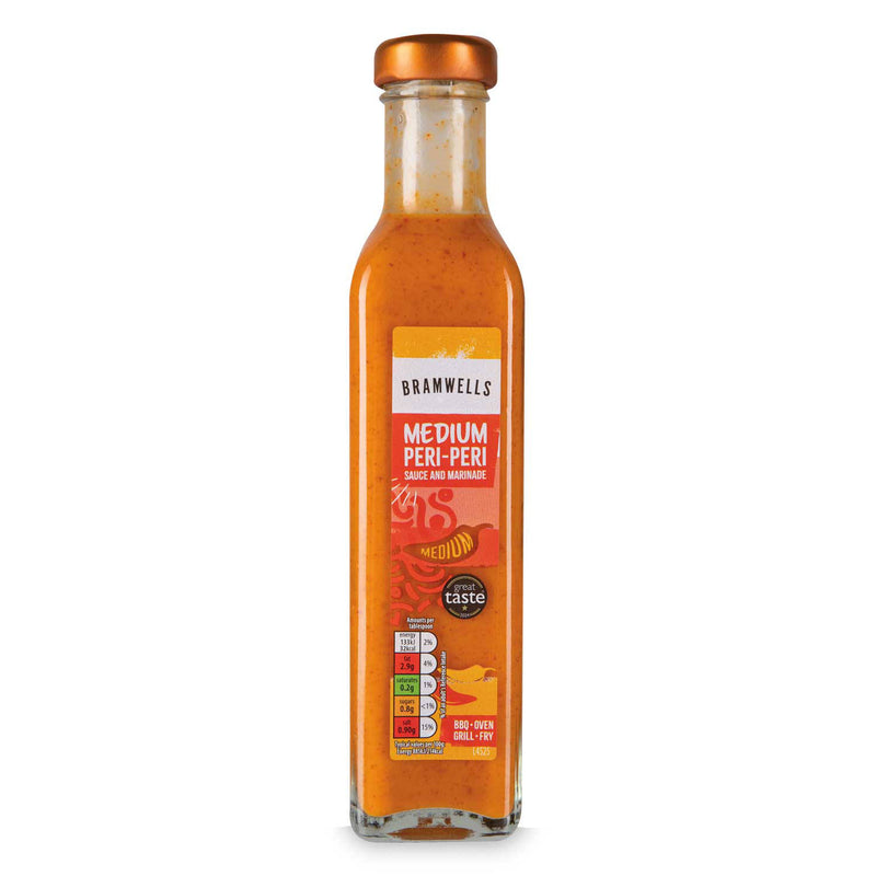 Medium peri peri sauce and marinade - British product