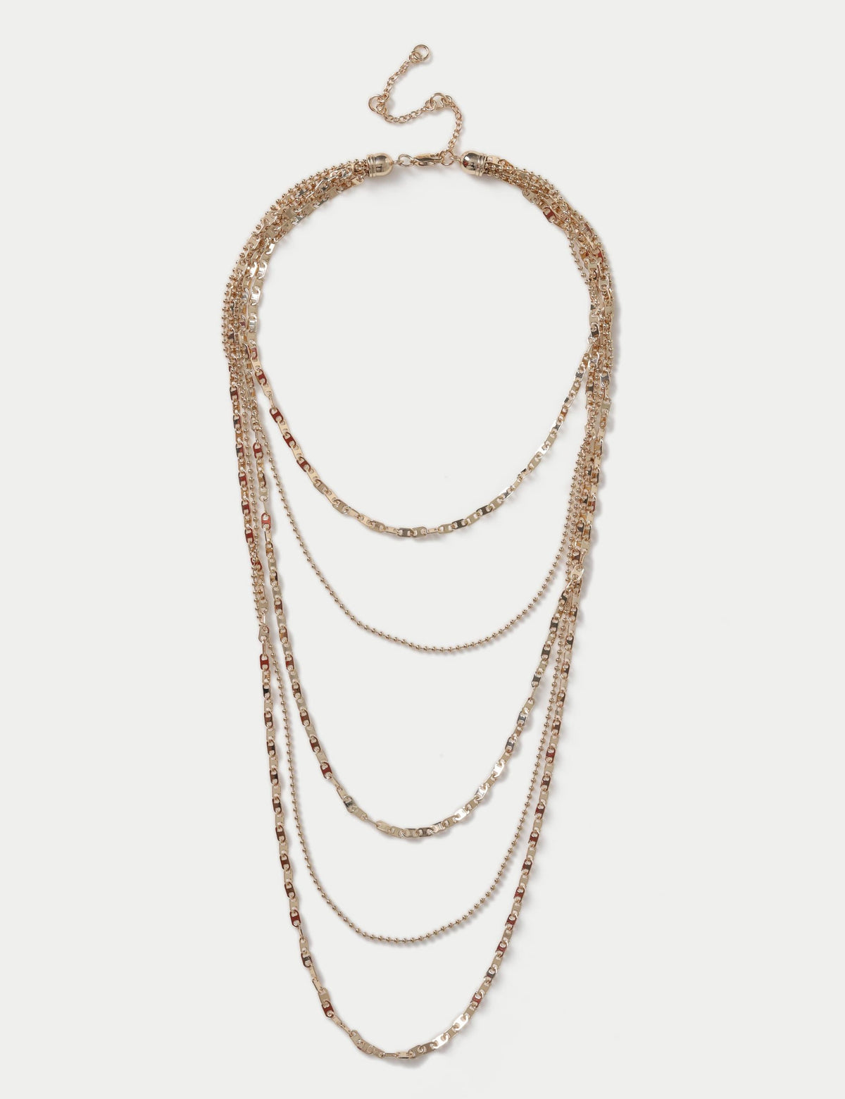 M&S multirow necklace metal clasp fastening - British product