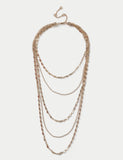 M&S multirow necklace metal clasp fastening - British product