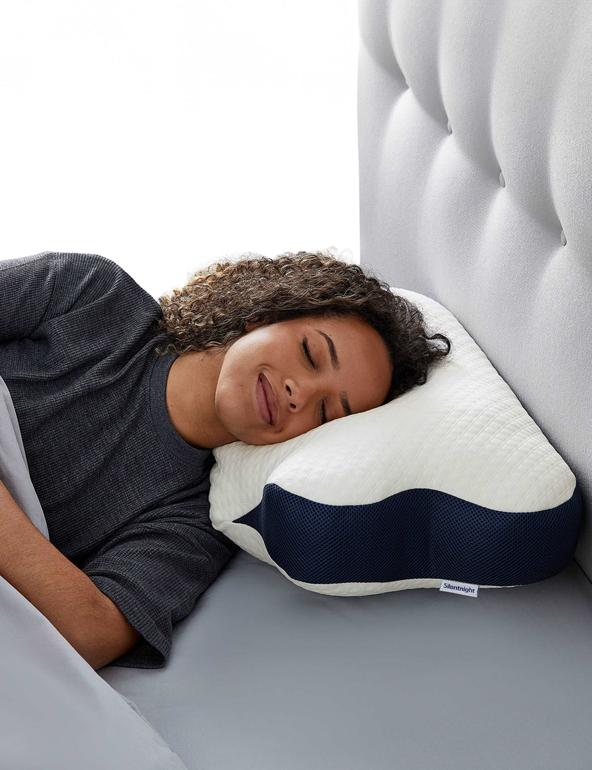 Silentnight memory foam neck care pillow, imported from the UK