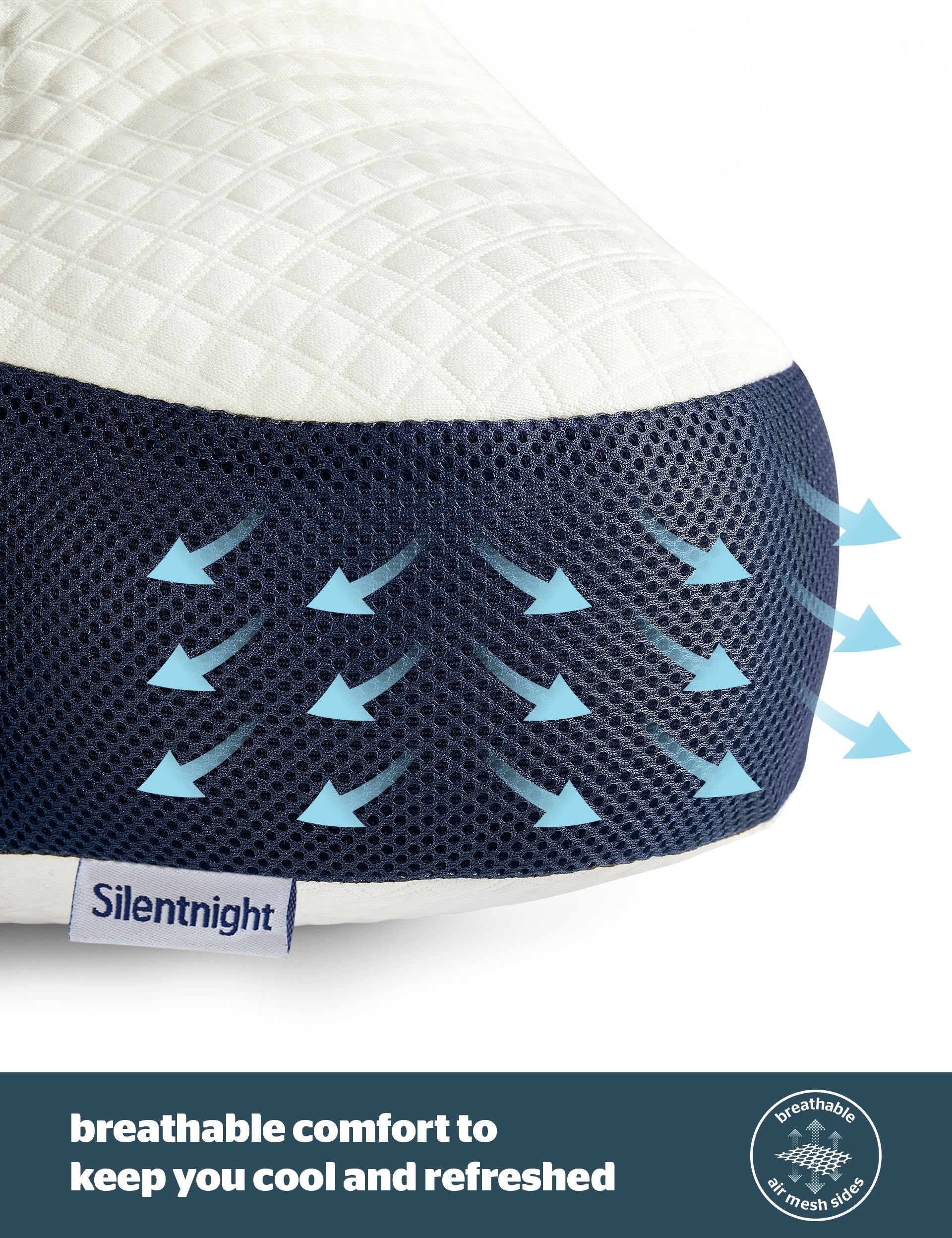 Silentnight memory foam neck care pillow, imported from the UK