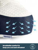Silentnight memory foam neck care pillow, imported from the UK