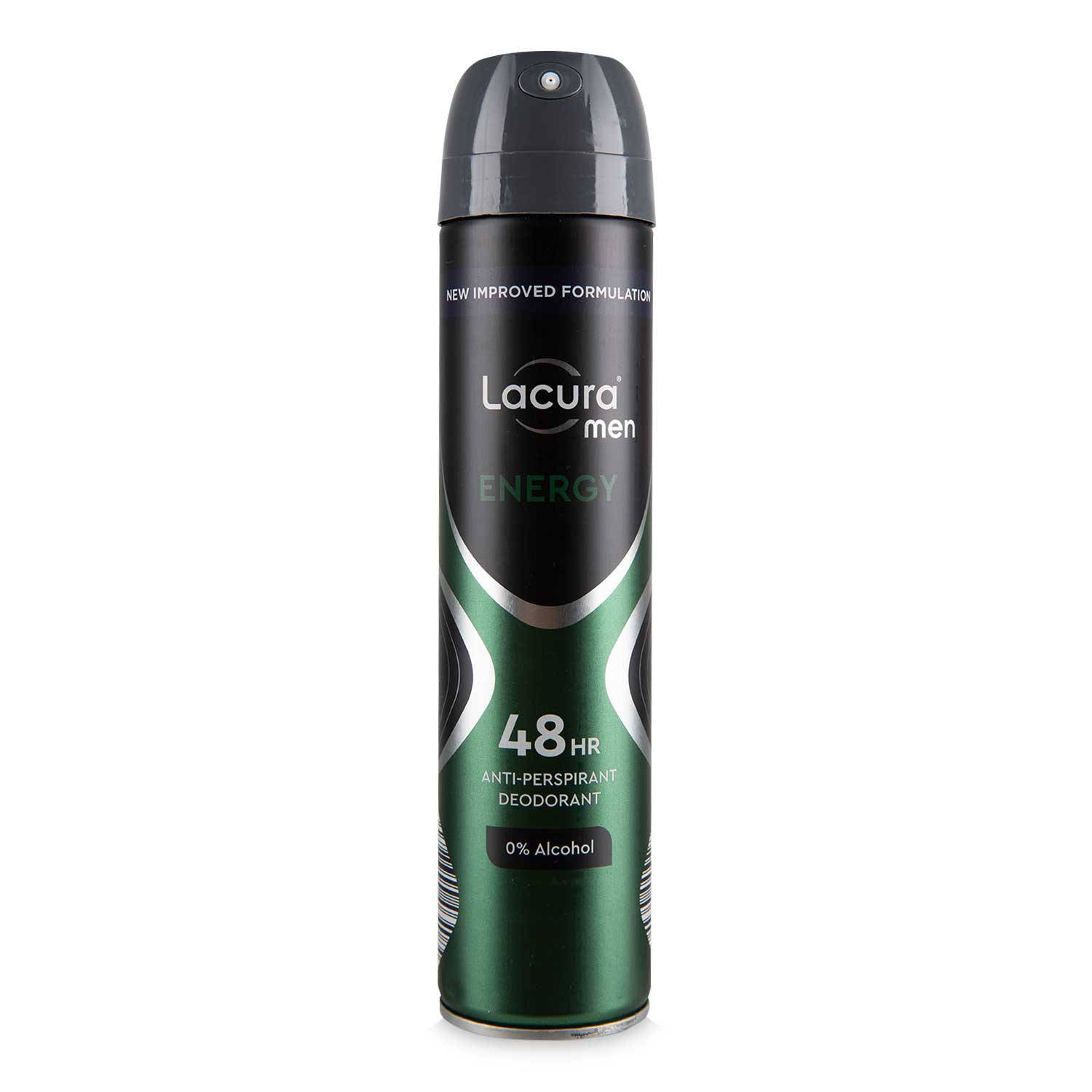 Men's anti-perspirant deodorant aerosol can, UK version