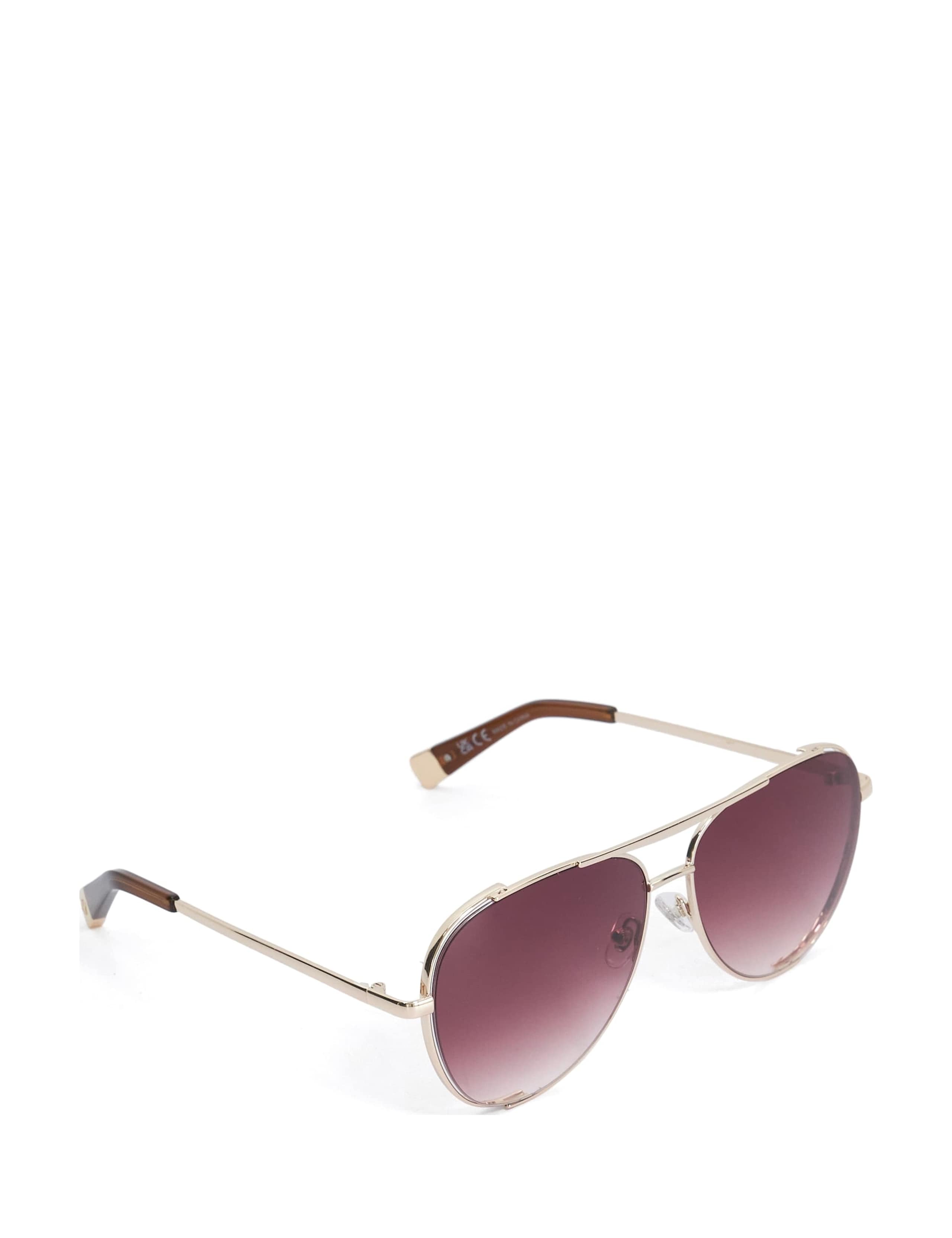 Dune London metal aviator sunglasses, imported from the UK