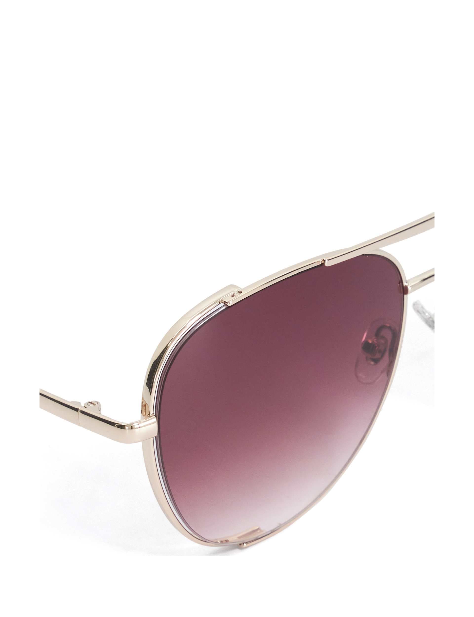 Dune London metal aviator sunglasses, imported from the UK