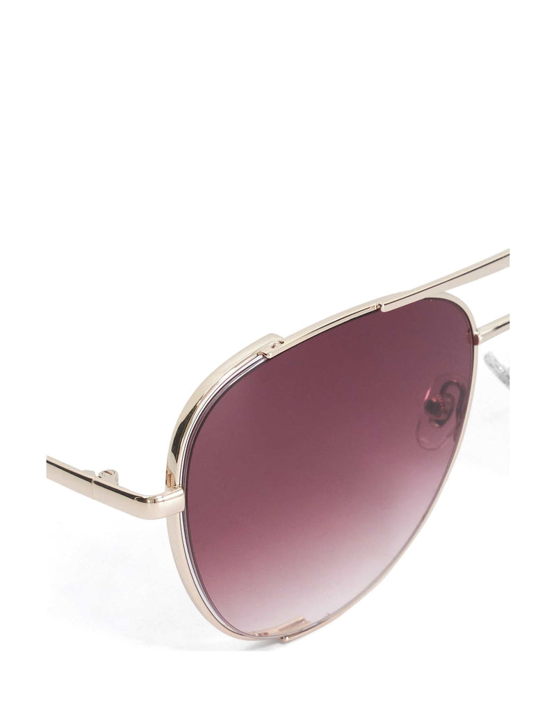 Dune London metal aviator sunglasses, imported from the UK