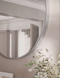 Metal circle wall mirror 80cm, imported from the UK