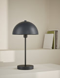 Metal dome table lamp modern design compact size - British product