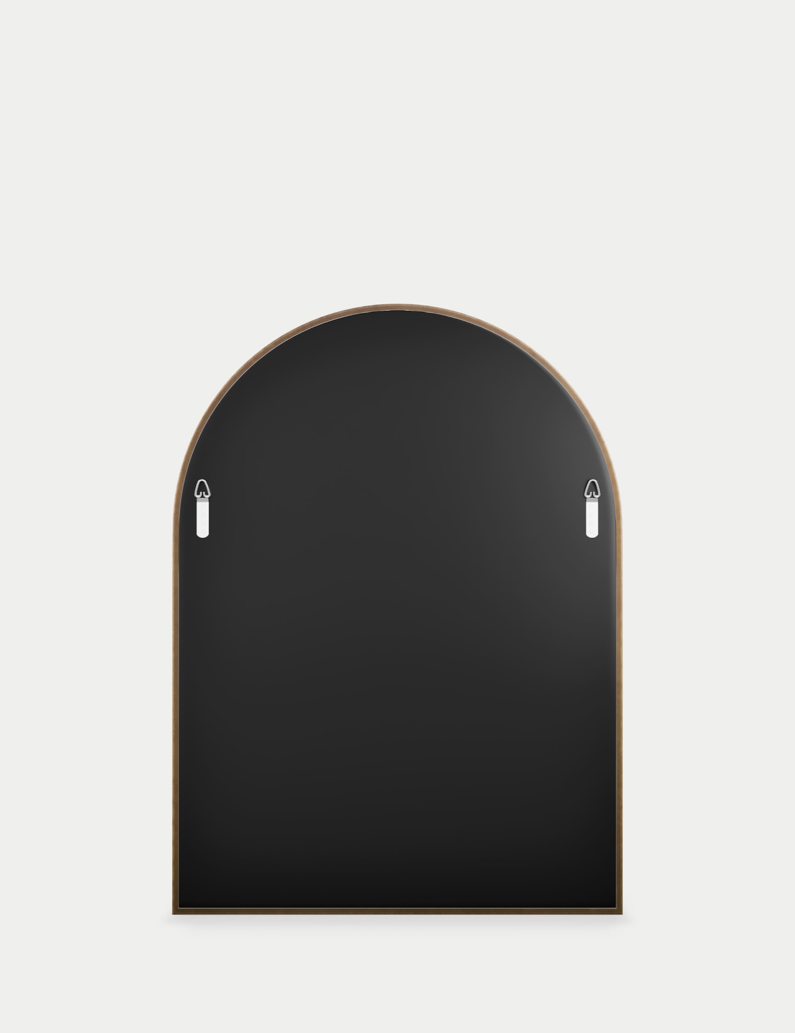 Metal arch wall mirror medium size from a British brand