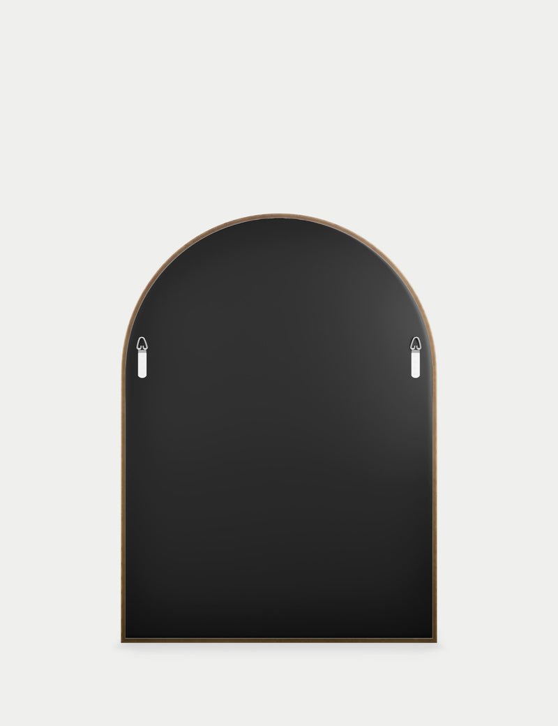 Metal arch wall mirror medium size from a British brand