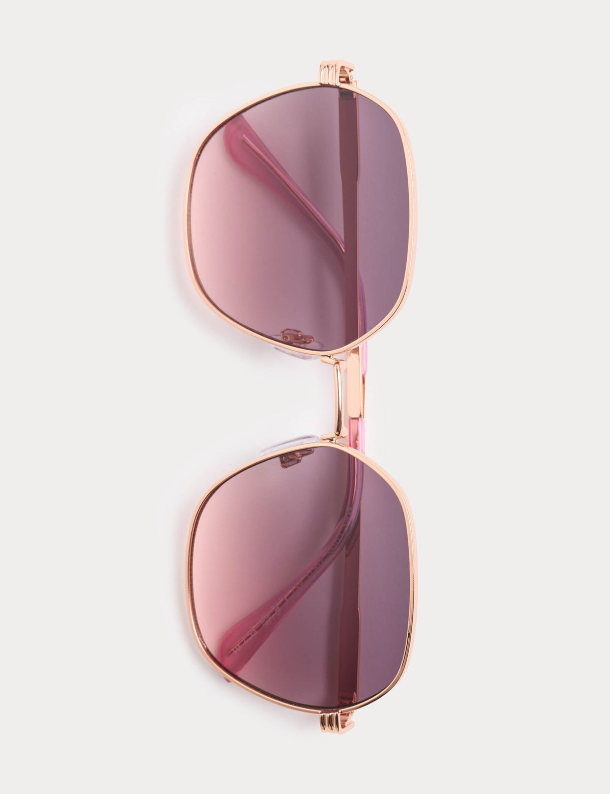 M&S square sunglasses with gold-tone metal rim, UK version