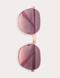 M&S square sunglasses with gold-tone metal rim, UK version