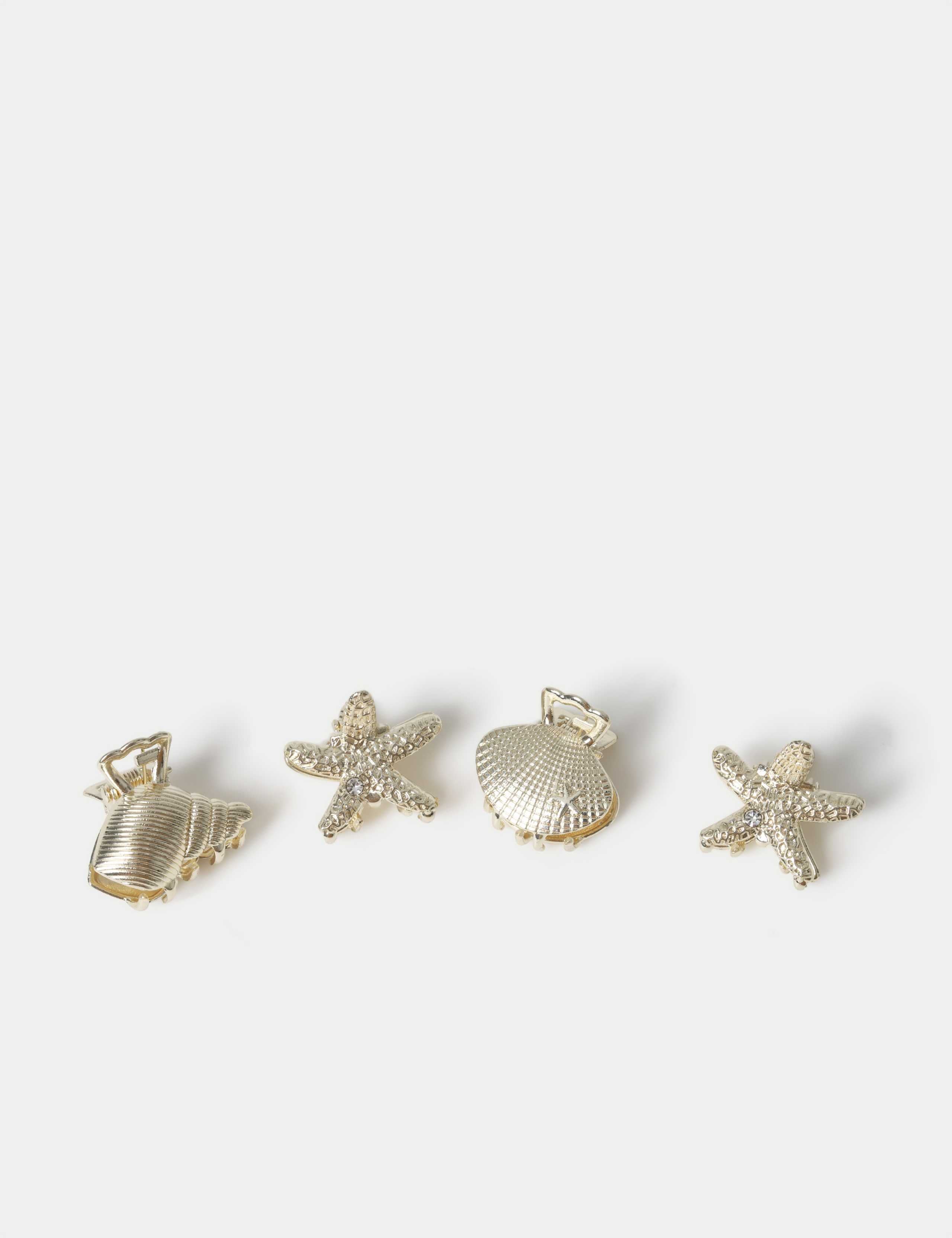 Metal Shell Mini Claw Clips hair accessories, UK version