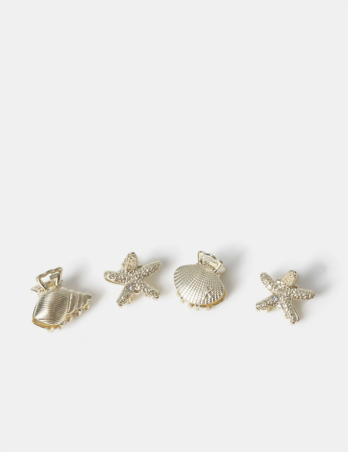 Metal Shell Mini Claw Clips hair accessories, UK version