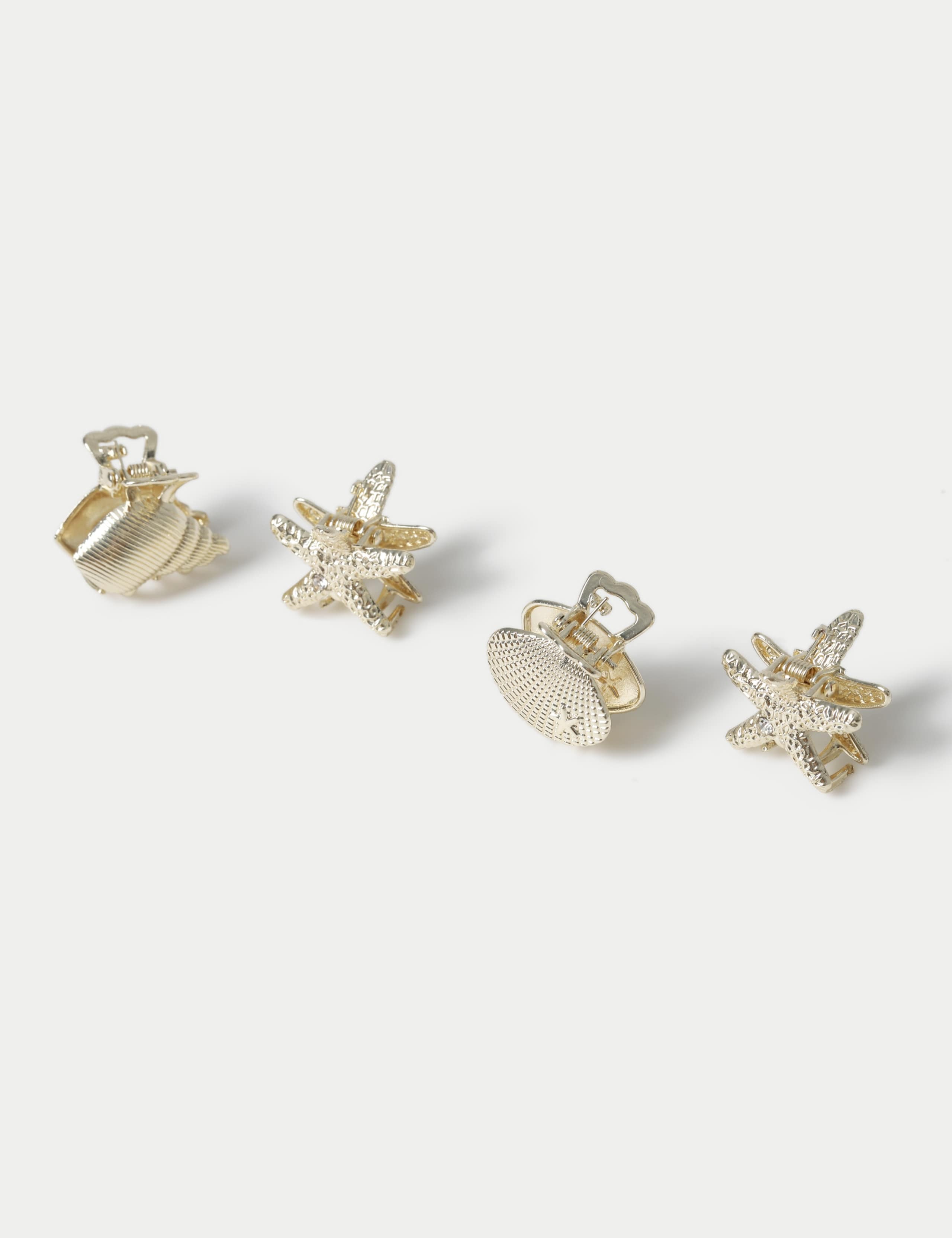 Metal Shell Mini Claw Clips hair accessories, UK version