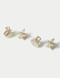 Metal Shell Mini Claw Clips hair accessories, UK version