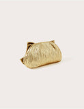 Monsoon metallic bow clutch bag, imported from the UK