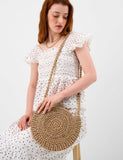 Accessorize metallic braided cross body bag, UK version