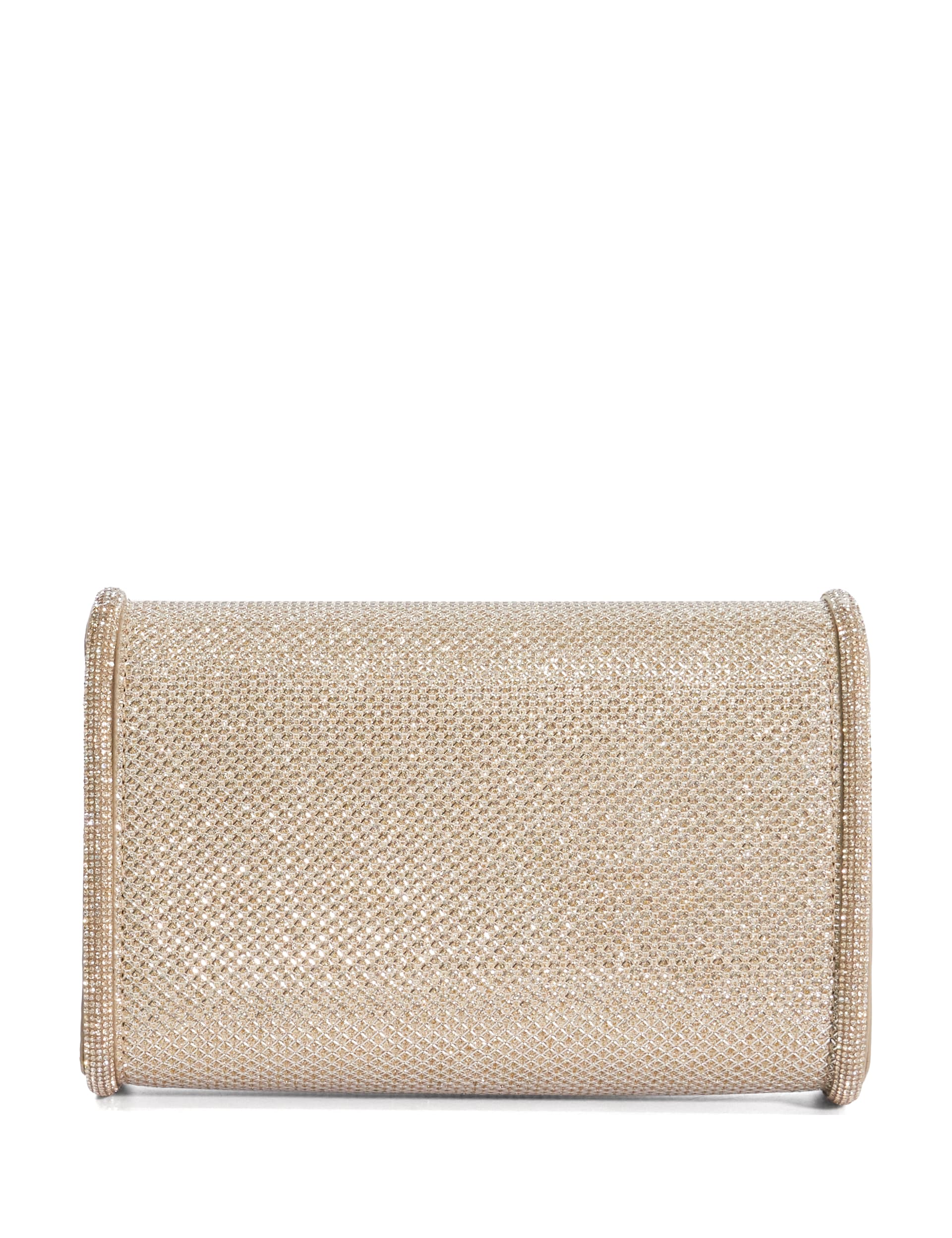 Dune London metallic clutch bag (British brand)