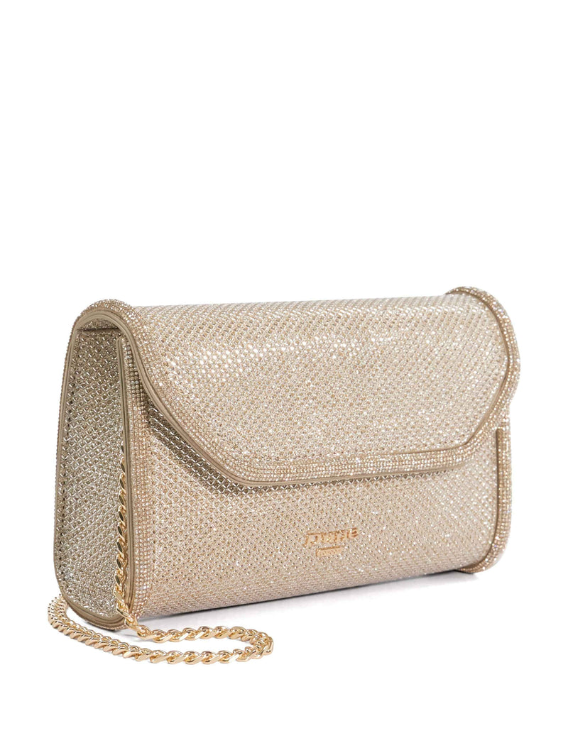 Dune London metallic clutch bag (British brand)